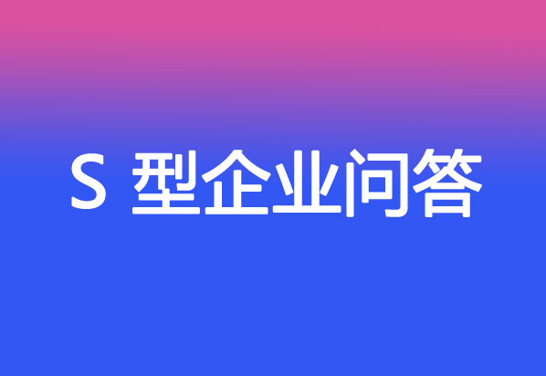 ，美國(guó)S型企業(yè)相關(guān)問題
